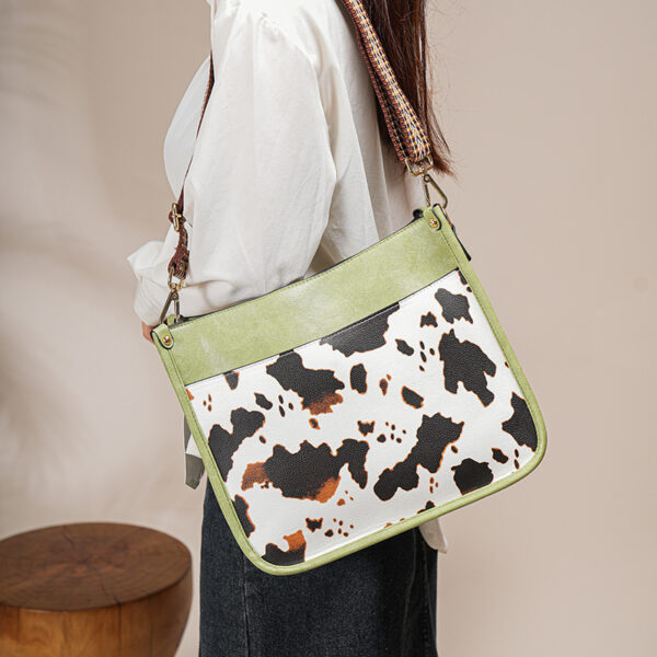 O1CN01TPUBP71rZv1MABt0s_1963545646-0-cib Wholesale Cow Pattern PU One Shoulder Large Bag Large Capacity Tote Bag