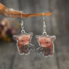 O1CN01TPYKsP1qyMbh4xizB_2206372095564-0-cib Wholesale of Western Fengxi Highland Cow Earrings
