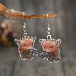 Wholesale of Western Fengxi Highland Cow Earrings