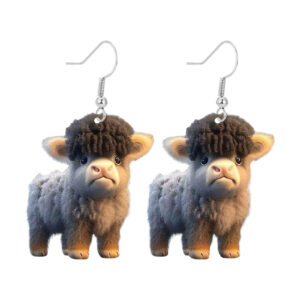 Highland Cow Earrings 6
