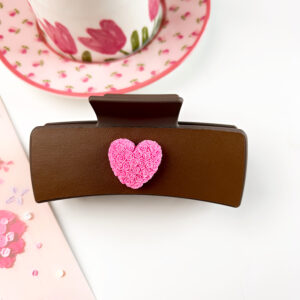 PU10.5cm square-love brown / Plastic/Resin