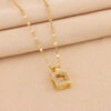 Wholesale Perfume Bottle Collarbone Stainless Steel Necklace
