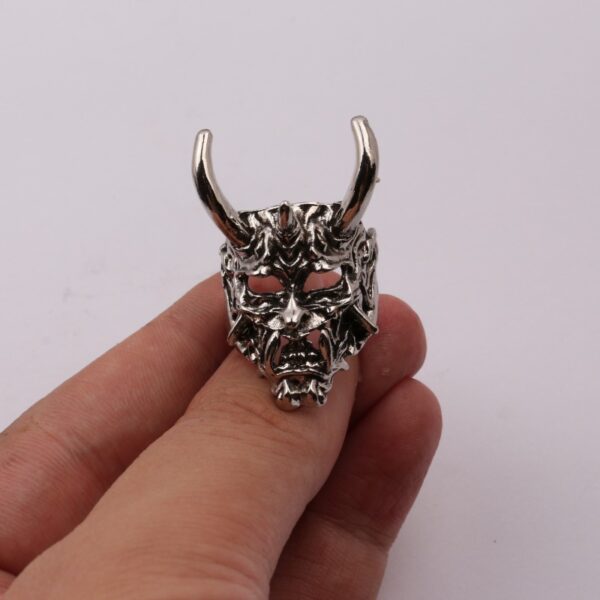 Wholesale Ghost Mask Open Alloy Ring