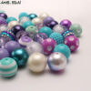 O1CN01TUubLq1QEr9P7wGBW_2201245431945-0-cib-2 Wholesale 50pcs/pack Ocean Wind Mermaid Color 20MM Acrylic Beads Bubblegum Beads