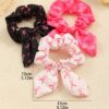 Wholesale Cute Original Design Rabbit Ear Hair Scrunchies