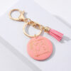 Wholesale Mother's Day Wood Sign Letter Tassel Keychain