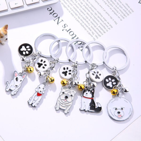 O1CN01TYL58C1LJMy9PYalf_2215077621278-0-cib Wholesale Pet Dog Bell Metal Keychains