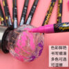 Wholesale Fine Character Color Pens Erasable Liquid Plastic Graffiti Marking Brush
