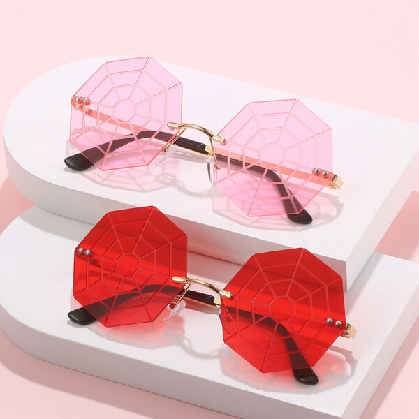 Wholesale Halloween Spider Web PC Sunglasses