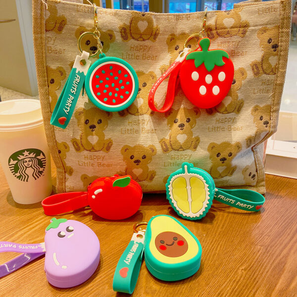 Wholesale Silicone Coin Purse Keychain