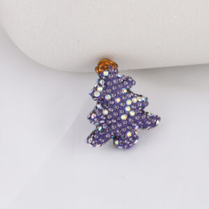 Christmas tree dark purple