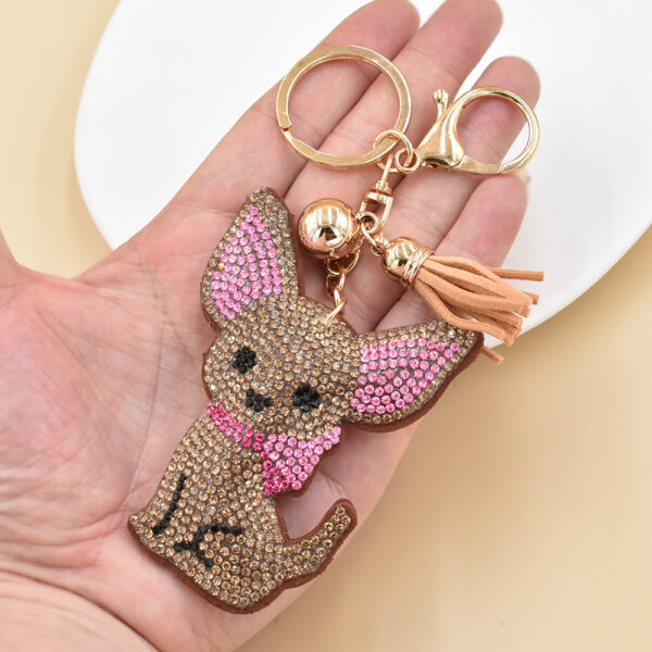 O1CN01TZPJw71lJ4lC2FCqc_2215653644797-0-cib Wholesale Metal Rhinestone Magic Boots Ghost Cat Cartoon Animal Keychain