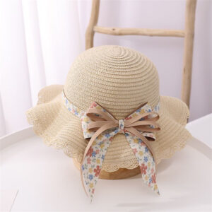 Beige hat / Children 52cm-54cm
