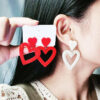 O1CN01TatjZK1T3M5d1y58J_2677772326-0-cib Wholesale Valentine's Day Love Acrylic Earrings