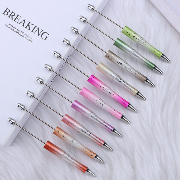 Wholesale Beadable Pens Starry Sky UV Plating Gradient DIY Bead Pen