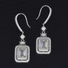 Wholesale Square Diamond Zircon Earrings