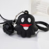 Wholesale Metal Ring Halloween Black Bell Smiley Ghost Keychain