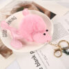 Wholesale Poodle Fur Ball Rex Rabbit Fake Keychains