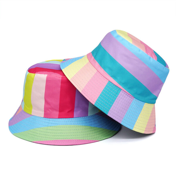 O1CN01TgUgOX210mn6frPob_2208159166923-0-cib-1 Wholesale Polyester New Rainbow Bucket Hat