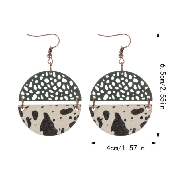 O1CN01Th4w5z1ftMVqdjFFs_3172764064-0-cib Wholesale Western Style Cow Print Leopard Print Wood Chip Leather Combination Round Earrings