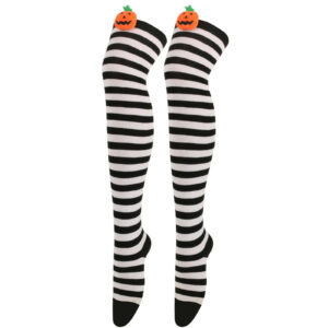 White and black strips/Pumpkin 8 / All yards