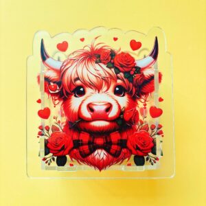 B289-rose cow pen holder