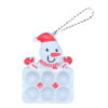 Wholesale Christmas Silicone Decompression Toy Keychain