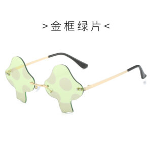 Gold Frame light green