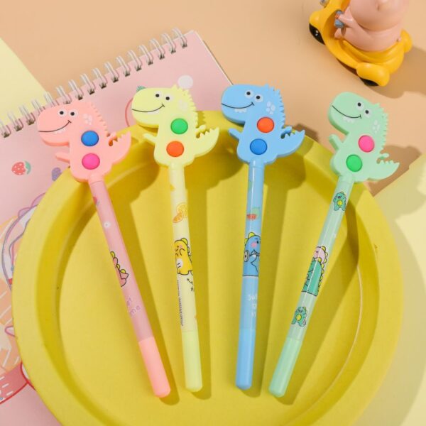 Wholesale Plastic Dinosaur Stress Relief Gel Pen