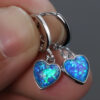 Wholesale Love Opal Alloy Earrings