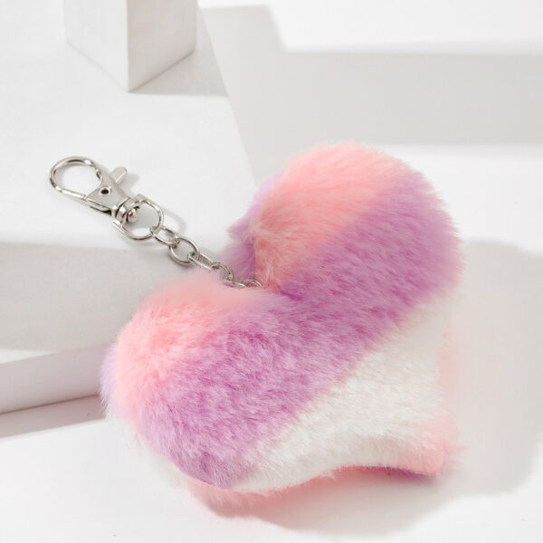 O1CN01TklCKh1bFjgUSgYw0_2857743436-0-cib Wholesale Rainbow Heart Plush Keychain