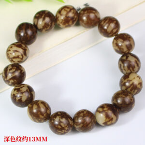 Flower bodhi root bracelet dark color