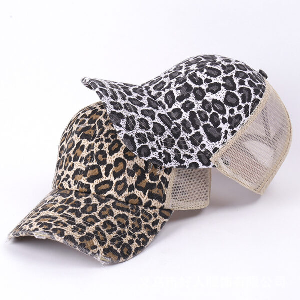 O1CN01Tl4Xq61kLzhnxxqVy_1008554668-0-cib Wholesale Breathable Mesh Leopard Zebra Visor Baseball Cap