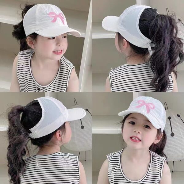 O1CN01ToIB9g21hq8dipoiL_2923317017-0-cib Wholesale Quick-drying Half-top Children's Thin Baseball Cap with Ponytail
