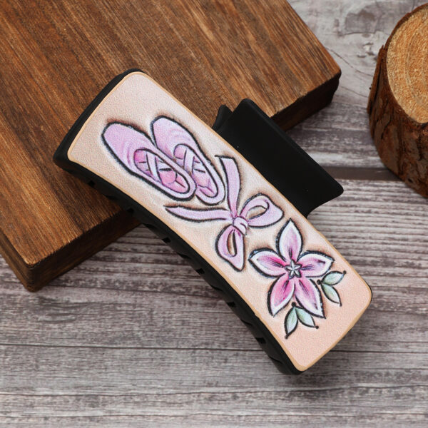 Wholesale Western Style Cactus Sunflower Pattern Grab Clip