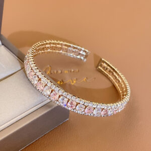 Bracelet-Silver Pink Diamond