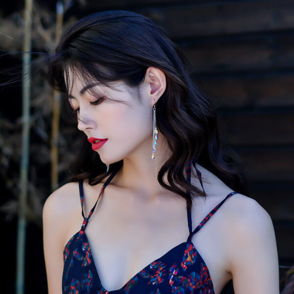 O1CN01TrHVQZ2EpFHcwvGqT_2865688793-0-cib Wholesale 925 Silver Long Crystal Water Drop Tassel Earrings