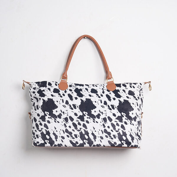 O1CN01TtHEh51lv5f5yCdm8_2215663024880-0-cib Wholesale PU Aztec Ethnic Style Portable Crossbody Bag with Cow Pattern Large Capacity Travel Bag