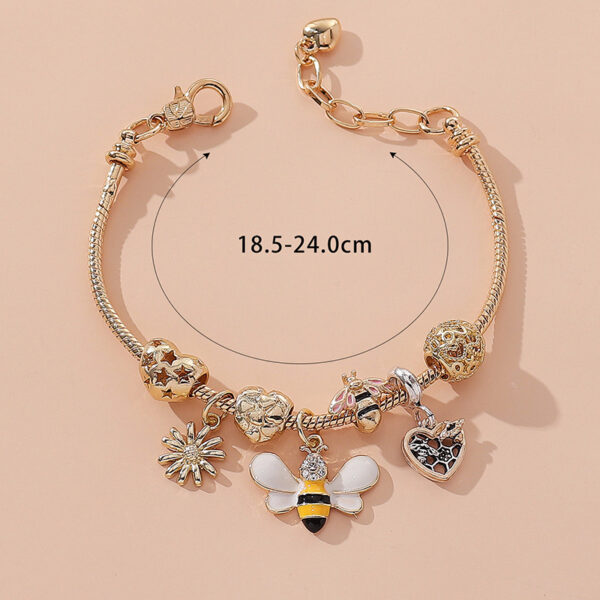 Wholesale Bee Pendant DIY Handmade Beaded Bracelet