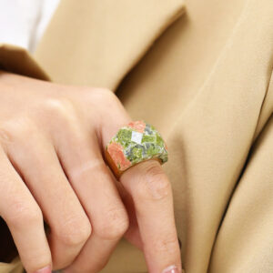 Golden Natural Florite / 6.