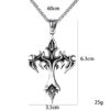 O1CN01TyLGhX1jap83gzRpW_2200790754565-0-cib Wholesale Steel Warrior Cross Amulet Pendant Stainless Steel Necklaces