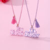 Wholesale Letter Alloy Necklace Set