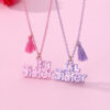 Wholesale Letter Alloy Necklace Set