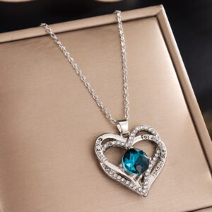 March-Light Blue Diamond-silver