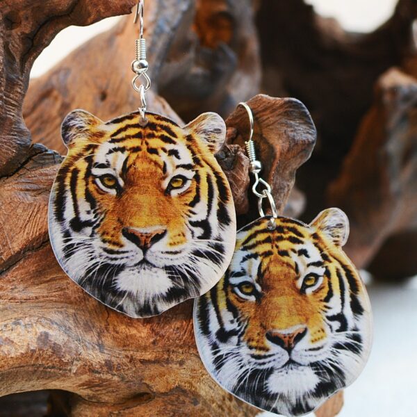 O1CN01U2MvTU2HKyDLAxvm8_3294559133-0-cib Wholesale Tiger Head Double Sided Printed Leather Earrings