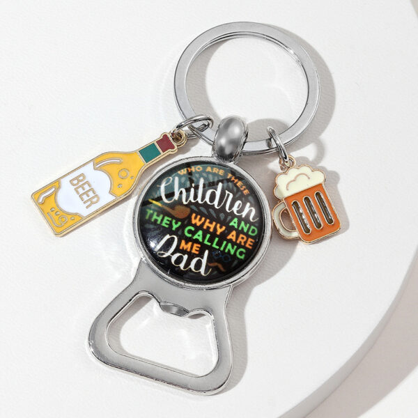O1CN01U30WlR1jN4vzQ4Dxl_2213351114535-0-cib Wholesale Father's Day Zinc Alloy Beer Keychain
