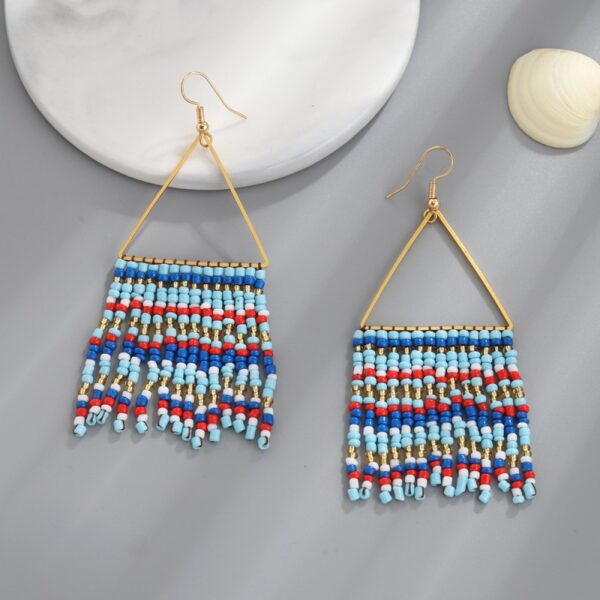 O1CN01U3Iyaj1q6JppkD4Pa_2916055446-0-cib Wholesale Vintage Bohemian Handmade Tassel Rice Bead Earrings