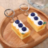 Wholesale PVC Simulation Cream Cake Keychain