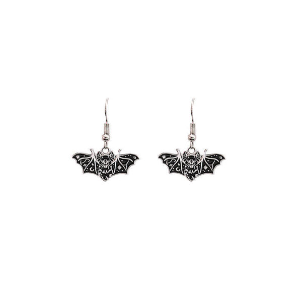O1CN01U8Zawk1gDyMwgyi9w_2215794694109-0-cib Wholesale Halloween Bat Alloy Earrings