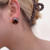Wholesale Autumn and Winter Irregular Resin Earrings